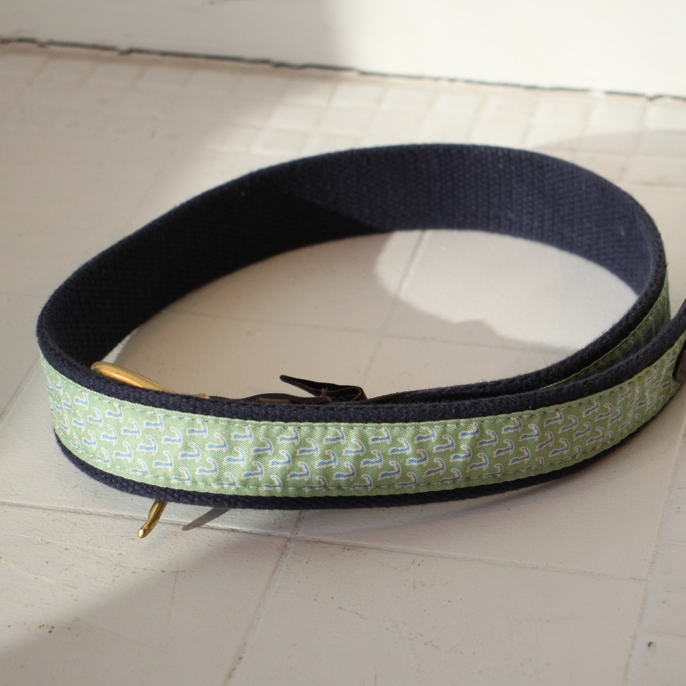 Vineyard vines fabric belt  sz 34